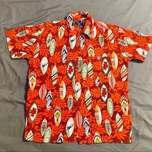 Hawaiian shirt with surfboards